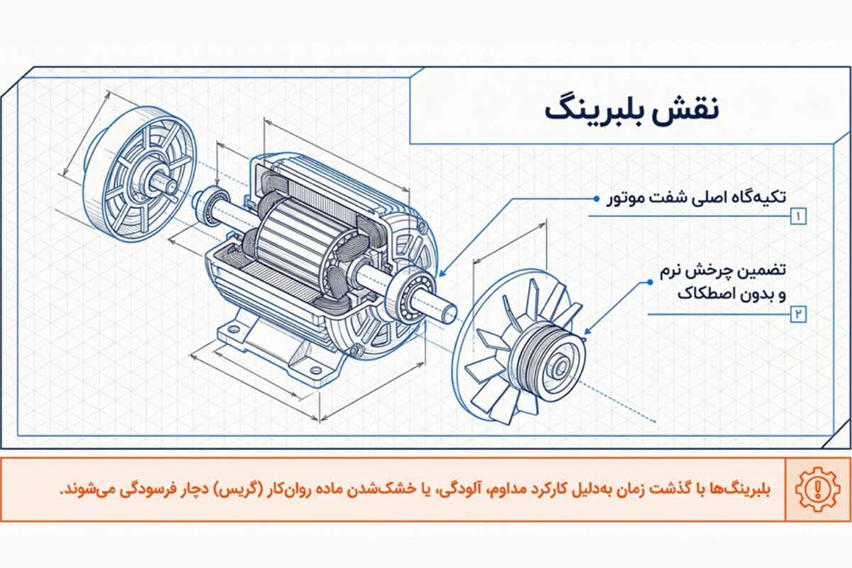 نقش بلبرینگ کولر ابی