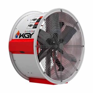 فن صنعتی تکفاز 1500 وات 140 سانتیمتری دمپردار کولاک گستر یزد مدل ECOFAN140