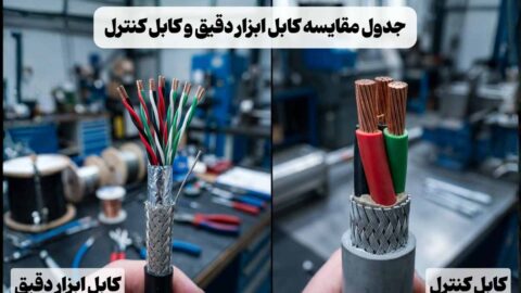 تفاوت کابل ابزار دقیق و کابل کنترل