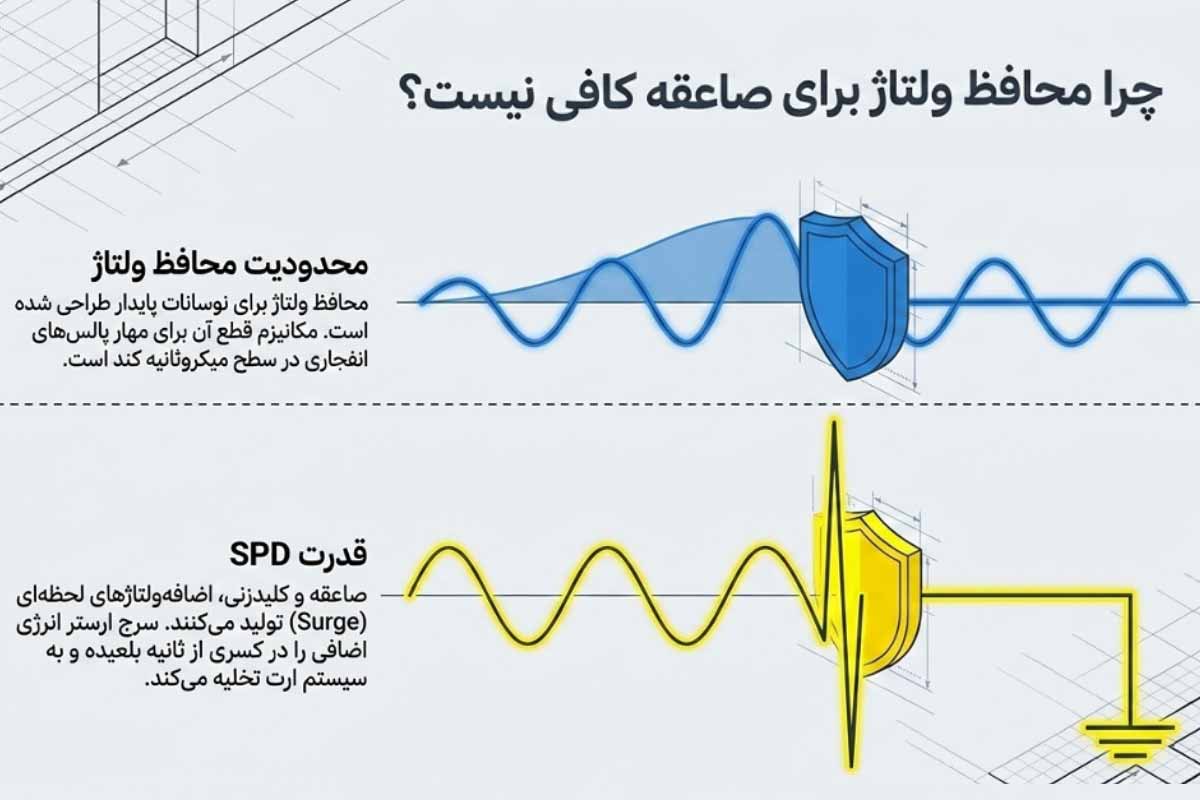 آیا محافظ جریان برای صاعقه کافی است؟