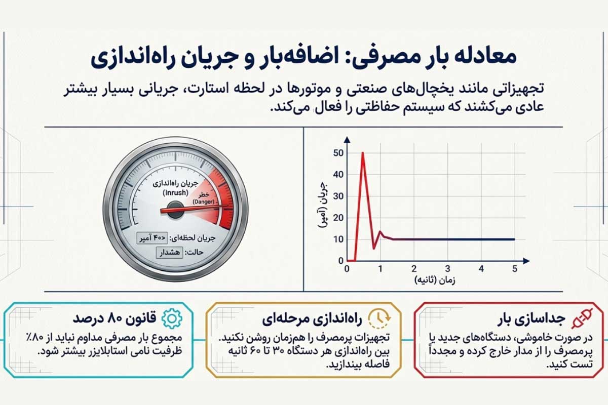 اضافه بار؛ علت خاموش شدن استابلایزر