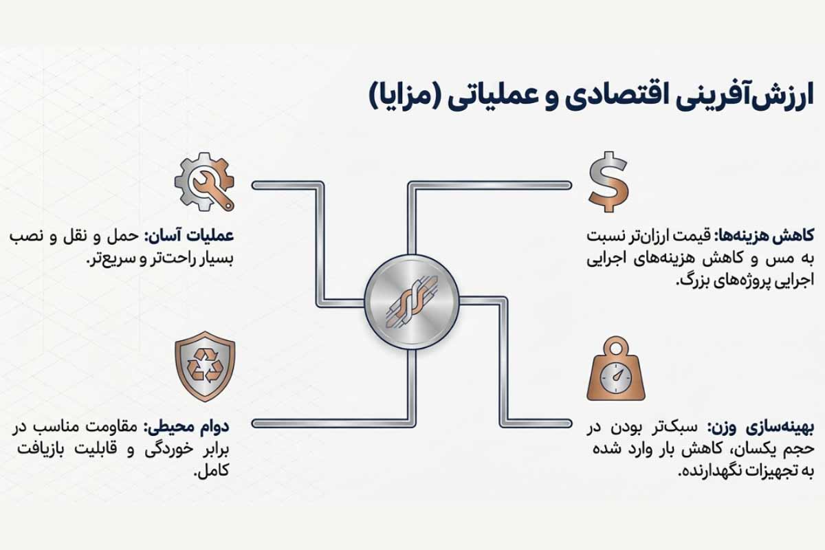 مزایا کابل آلومینیوم