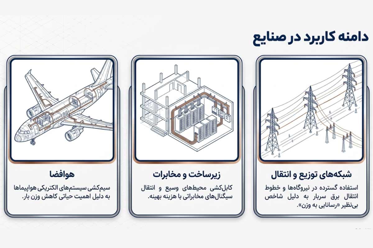 کاربرد کابل آلومینیوم